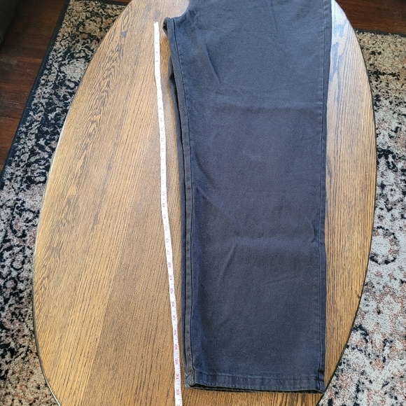 Cotton:On Curve Loose Straight Leg Jeans in Black Size Women's 14 NEW with Tags - Picture 9 of 14